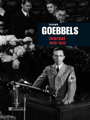 cover image of Journal de Joseph Goebbels 1939-1942